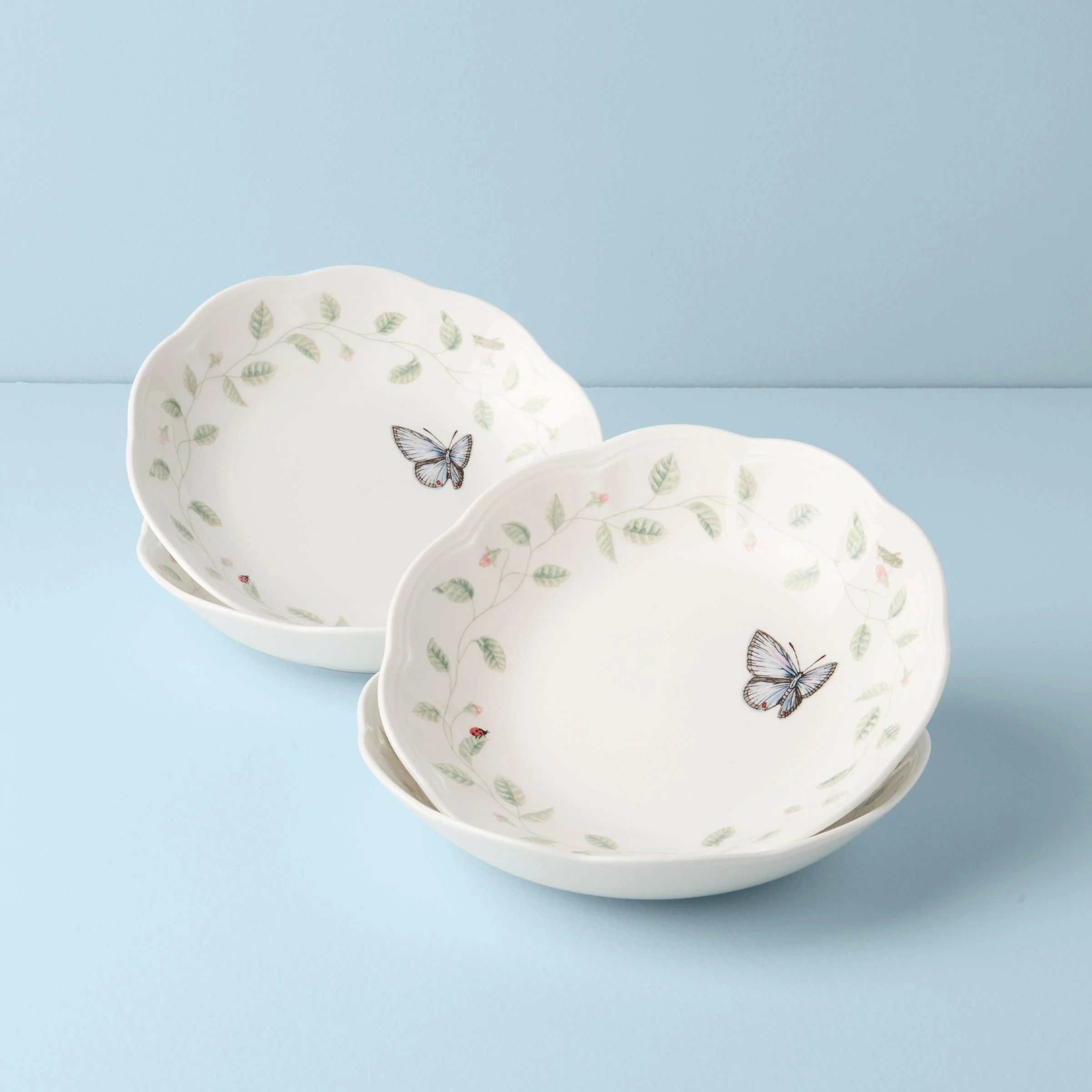 Butterfly Meadow Pasta Bowls, Set of 4